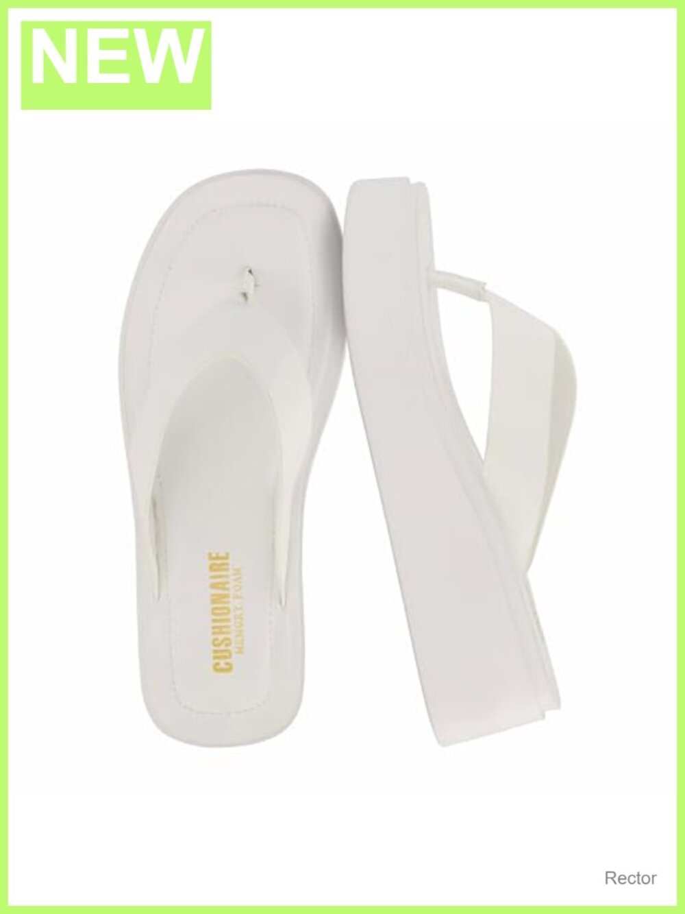 Cushioned Memory Foam Platform Flip Flops Wedge Sandals Women
